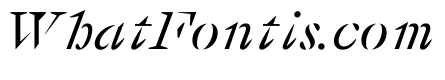 Stellage ConstructedItalic
