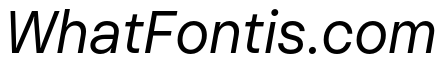 PizGrotesk RegularOblique