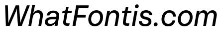PizGrotesk MediumOblique