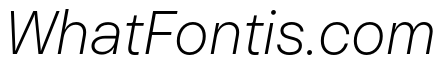 PizGrotesk ExtraLightOblique