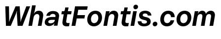 PizGrotesk BoldOblique