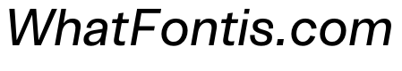 ArchiveGrotesk 400Italic Instance