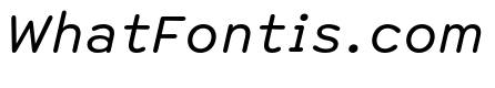 Spot Semi MonoRegularItalic