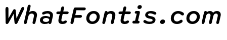 Spot Semi MonoMediumItalic