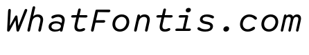 Spot MonoRegularItalic