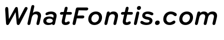 Spot GroteskMediumItalic