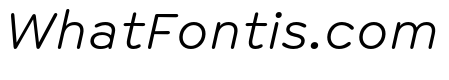 Spot GroteskLightItalic
