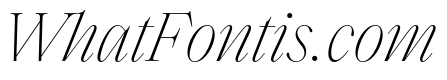 SaolStandard ThinItalic