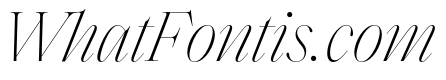 SaolDisplay ThinItalic
