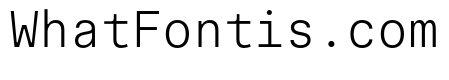 Phonic MonospacedLight