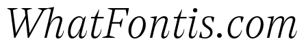 NoeText ThinItalic