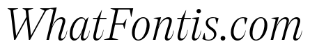 NoeStandard ThinItalic