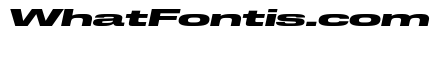 Lateral UltraWideBlackItalic