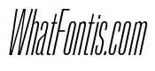 Lateral UltraCompressedThinItalic