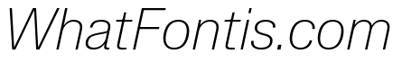 Lateral StandardThinItalic
