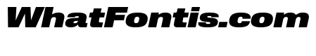 Lateral ExtendedHeavyItalic