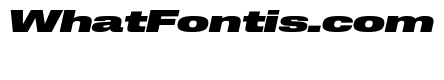 Lateral ExpandedHeavyItalic