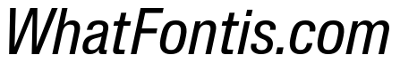 Lateral CondensedRegularItalic