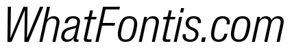Lateral CondensedLightItalic