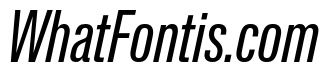 Lateral CompressedRegularItalic