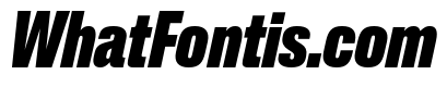 Lateral CompressedHeavyItalic