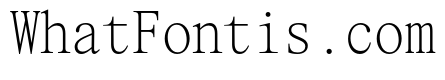ItemsText Monospaced