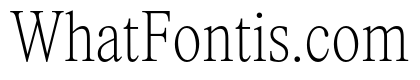 ItemsText CondensedThin