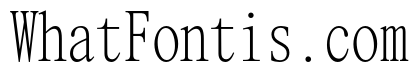 ItemsText CondensedMonospaced