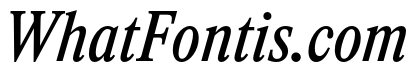 ItemsText CondensedMediumItalic