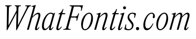 ItemsText CondensedLightItalic