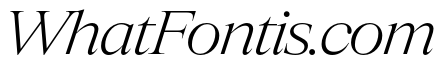 Items WideLightItalic