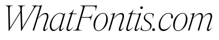 Items ThinItalic