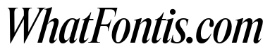 Items CondensedMediumItalic