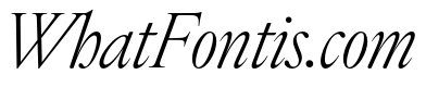 Edict Display Thin ThinItalic