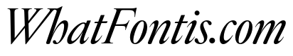 Edict Display Thin RegularItalic