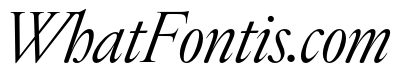 Edict Display Thin LightItalic
