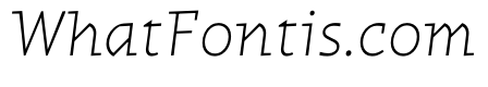 Traktor ExtraLightItalic Instance