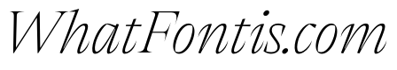 RSTThermal ThinDisplayItalic Instance