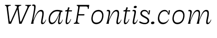 RSTSilvestre BluntLightItalic Instance