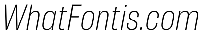RSTReactor CndThinItalic Instance