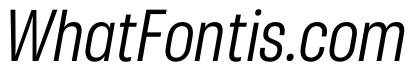 RSTReactor CndLightItalic Instance