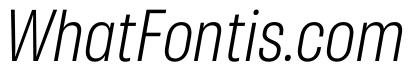 RSTReactor CndExtraLightItalic Instance
