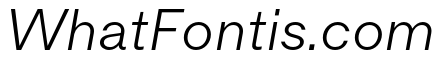RT Lately Light Italic