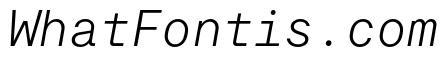 RT Dromo Mono Light Italic