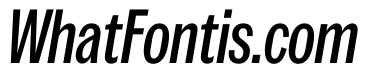 Spent CondensedItalic