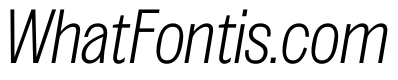 Spent CompactExtraLightItalic