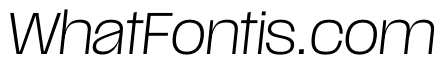 Scale ExtraLightItalic Instance