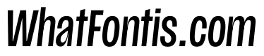 Scale ExtraCondensedMediumItalic Instance