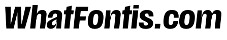Scale CondensedBoldItalic Instance