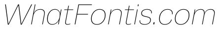 Runda ThinItalic Instance